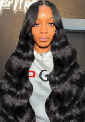 Perruque Body Wave Brésilienne - Lace Frontal 13x4 & 13x6, 100% Cheveux Humains