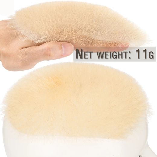 Toupee Homme Buzz Cut - Cheveux Humains Naturels - Base Blond